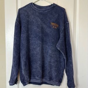 Summit Sportswear University of Tennessee Oversized Pullover Blue Small